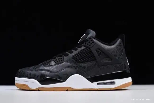 Reps LUCY Air Black CI1184-001 Jordan 4 Laser Retro 0420